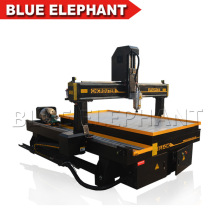 Jinan 4 Axis 3D Carving CNC Router Machine with Rotary Device for Wood Engraving